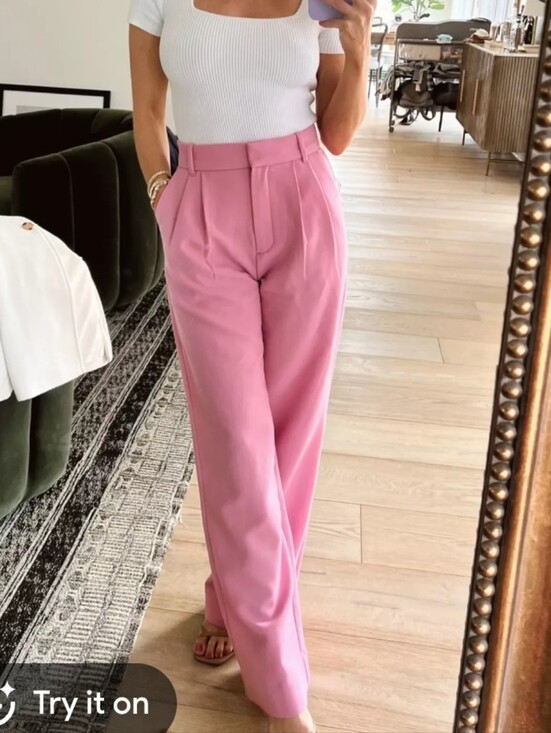 Abercrombie & Fitch Pants - Abercrombie & Fitch Sloane Tailored Wide-Leg Pants